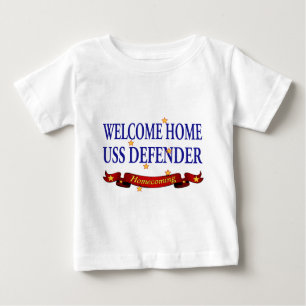 Welcome Zuhause USS Defender Baby T-shirt