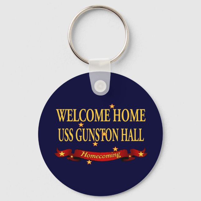Welcome Zuhause USS Gunston Hall Schlüsselanhänger (Vorderseite)