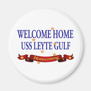 Welcome Zuhause USS Leyte Gulf Magnet