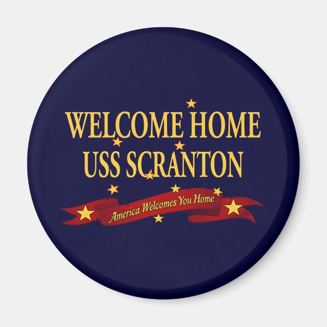 Welcome Zuhause USS Scranton Magnet (Vorne)