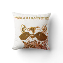 Welcome Zuhause Woodland Gold Raccoon