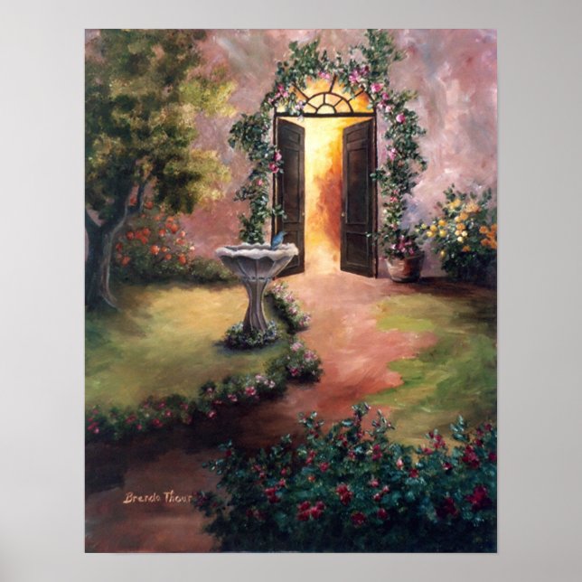 Welcoming Light Poster Print (Vorne)