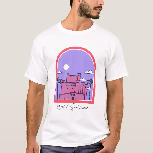 Weld Goulmima Marokko Football T-Shirt (Vorderseite)