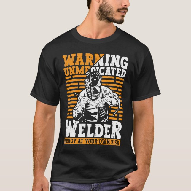 Welder Apparel Welding Blacksmith Metal Worker for T-Shirt (Vorderseite)
