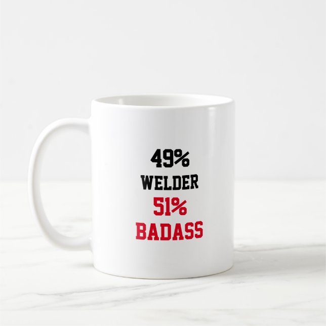 Welder Badass Kaffeetasse (Links)