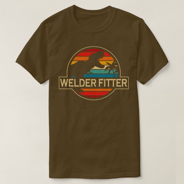 Welder Fitter Dinosaur T-Shirt (Design vorne)