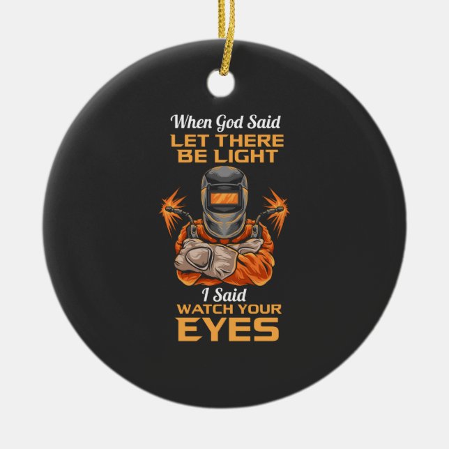 Welder Keramik Ornament (Vorne)