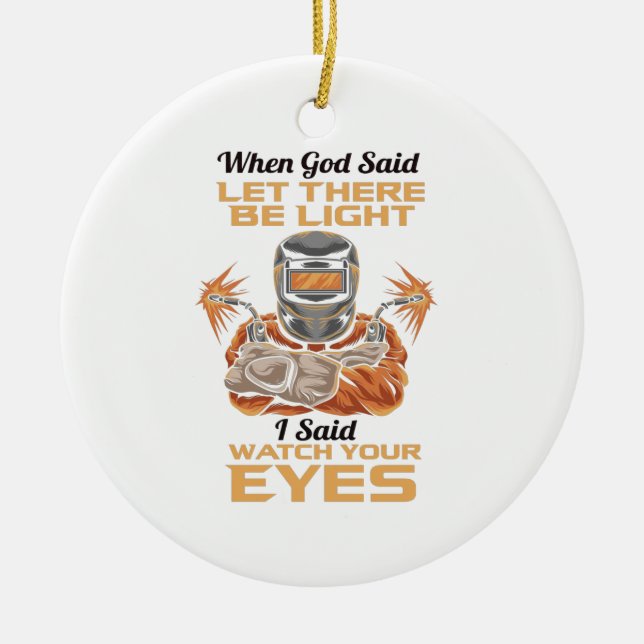 Welder Keramik Ornament (Vorne)