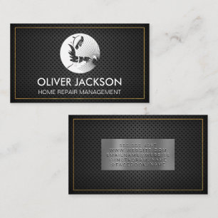 Welder Leather Mesh Business Card Visitenkarte