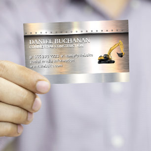 Welder Metallbürste mit Rivets Bull Dozer Visitenkarte