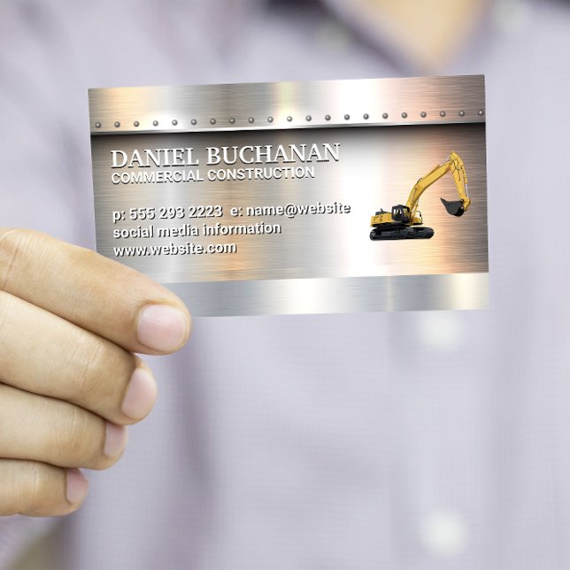 Welder | Metallbürste mit Rivets | Bull Dozer Visitenkarte (Von Creator hochgeladen)