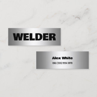 Welder Mini Visitenkarte