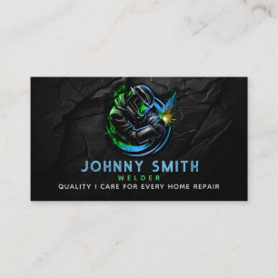 Welder Slogans Business Cards Visitenkarte