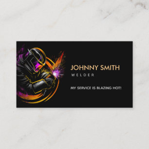 Welder Slogans Business Cards Visitenkarte