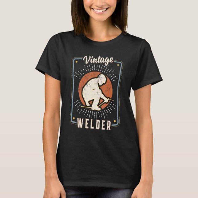 Welder Vintage Retro Classic Love T-Shirt (Vorderseite)