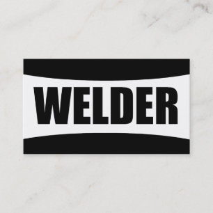 Welder-Visitenkarte Visitenkarte