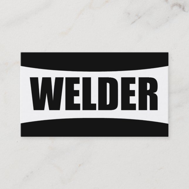 Welder-Visitenkarte Visitenkarte (Vorderseite)