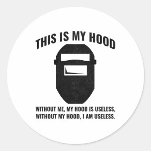 Welder Welding Weld Metal Ironworker Funny Runder Aufkleber