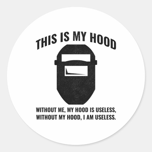 Welder Welding Weld Metal Ironworker Funny Runder Aufkleber (Vorderseite)