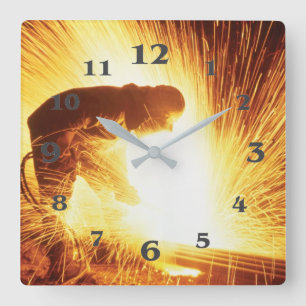 Welderbild für die Quadrat-Wand-Uhr Quadratische Wanduhr