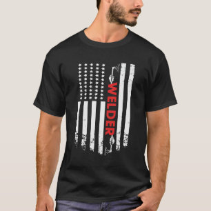 Welding - American Welder Flag T-Shirt
