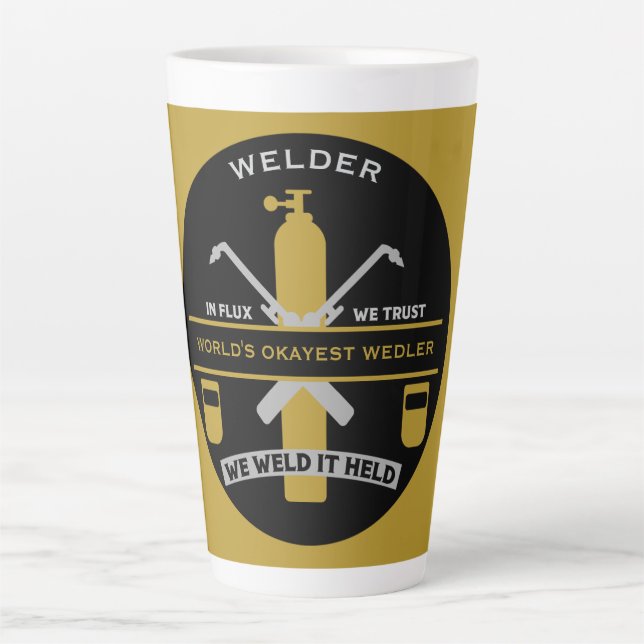 Welding Humor Gift Milchtasse (Vorderseite)
