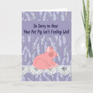 Well Card für Pet Pig Karte