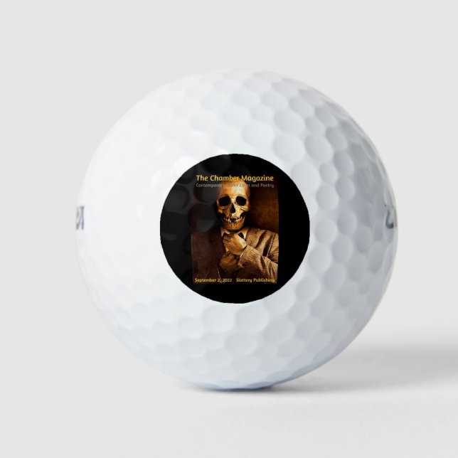 Well-dressed skeleton golfball (Vorderseite)