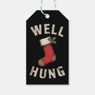 Well Hung Dirty Christmas Strumpf Holiday Geschenk Geschenkanhänger
