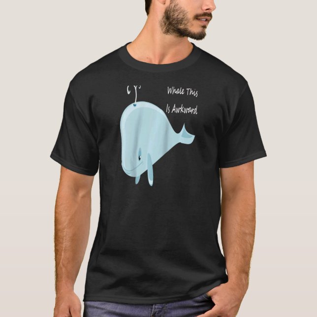 Well This Is Awkward  Whale This Is Awkward Raglan T-Shirt (Vorderseite)
