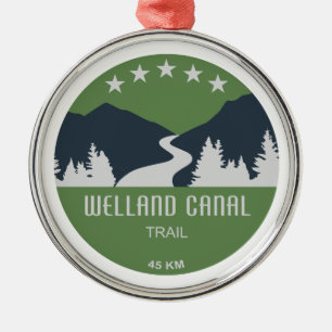 Welland-Kanal-Trail Ontario Kanada Ornament Aus Metall