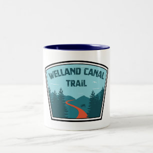 Welland-Kanal-Trail Ontario Kanada Zweifarbige Tasse