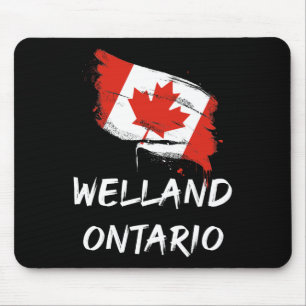 Welland Ontario Kanada Spritzflagge Reise Urlaub Mousepad