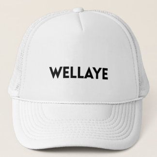 Wellaye Logo Schwarz Truckerkappe