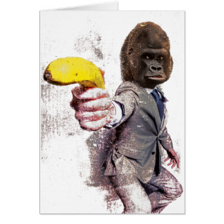 Wellcoda lustige Gorilla-Anzugs-Affe-Banane