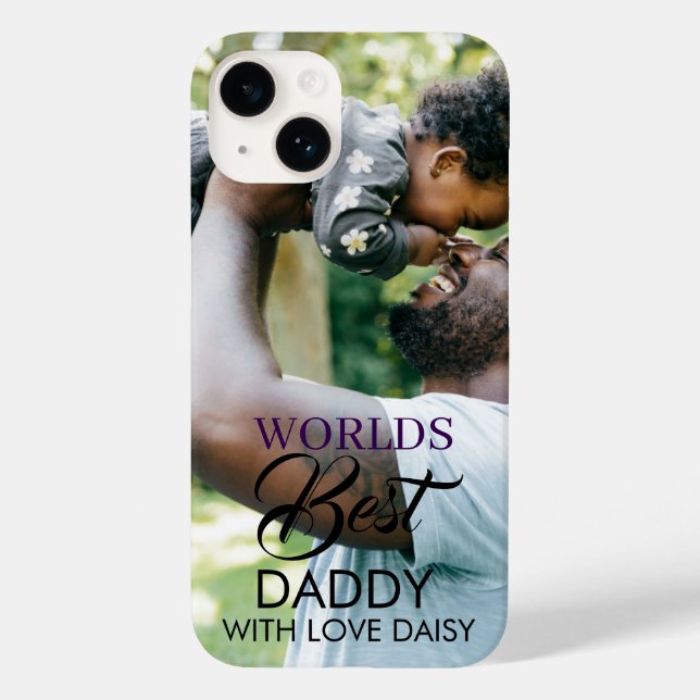 Wellds Best Daddy | Foto Case-Mate iPhone 14 Hülle (Rückseite)