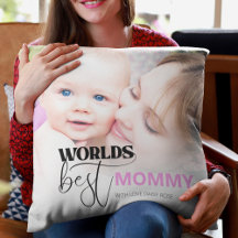Wellds Best Mommy Throw Kissen