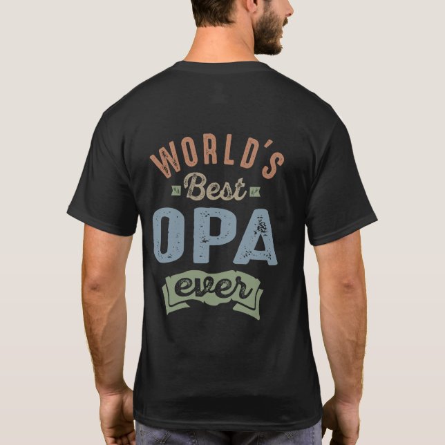Wellds Best Opa T-Shirt (Rückseite)
