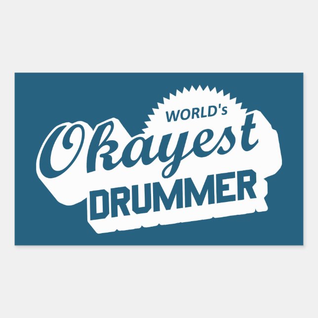 Wellds Tokest Drummer Rechteckiger Aufkleber (Vorderseite)