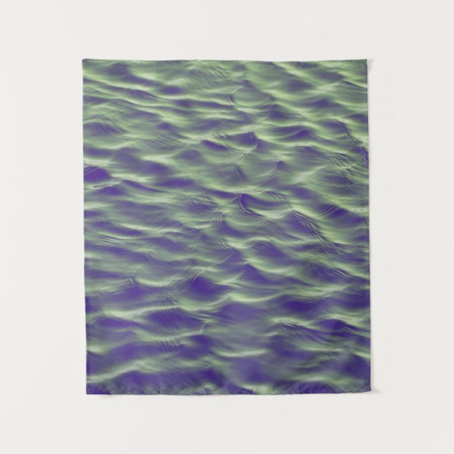 Welle auf dem Wasserkörper Wandteppich (Vorderseite)