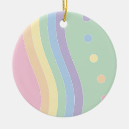 Welle der Freude (Fluss) Keramik Ornament