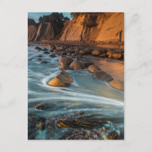 Welle entlang der Küste, Kalifornien Postkarte