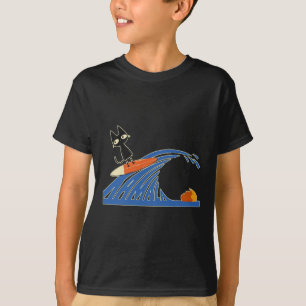 Welle von blauen Katzen Blaue Katzen Wave für Kama T-Shirt