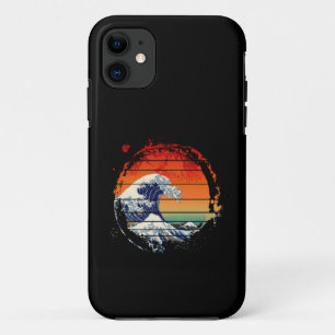WELLE VON KANAGAWA VINTAGER SONNENORT Case-Mate iPhone HÜLLE