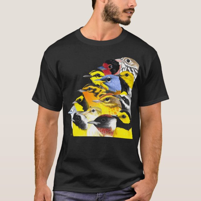Welle von Warblers T-Shirt (Vorderseite)