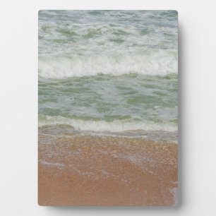 Wellen auf dem tropischen Strand Fotoplatte