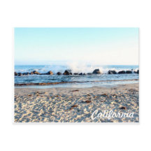 Wellen der Kalifornien-Strand-Postkarten-|