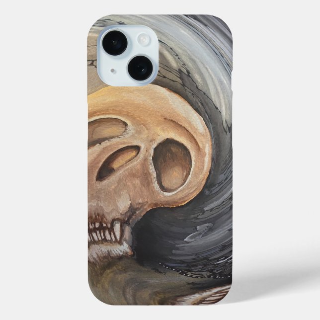 Wellen der Vergangenheit Case-Mate iPhone Hülle (Rückseite)