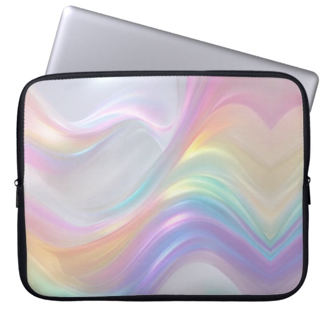 Wellen des Lichts Laptopschutzhülle (Vorderseite)