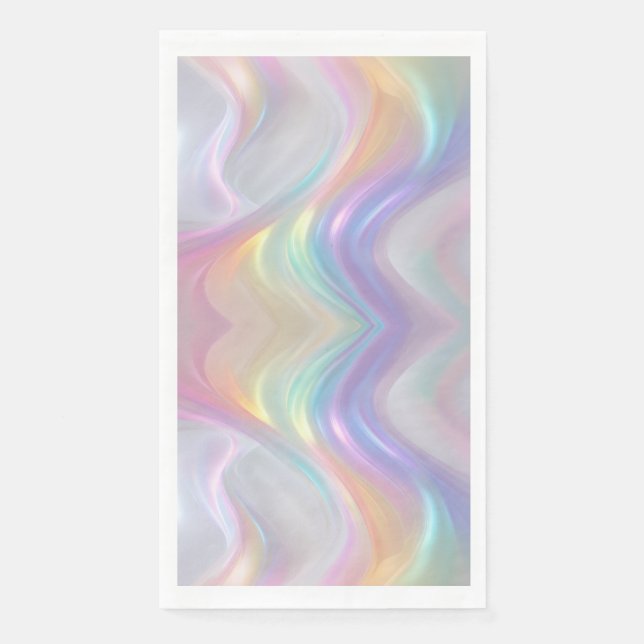 Wellen des Lichts Serviette (Vorderseite)